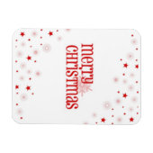 シンプルメリークリスマスマグネット マグネット (横)