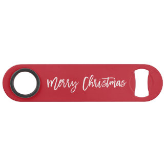 シンプルメリークリスマスレッドスピードボトルオープナー スピード栓抜き