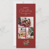 シンプルメリークリスマス緑の写真集 シーズンカード (正面)