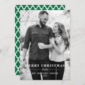 シンプルメリークリスマス シーズンカード (正面/裏面)