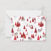 シンプルメリークリスマス ノートカード (裏面)