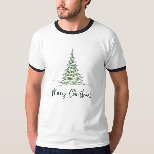 シンプルメリークリスマス Tシャツ (正面)