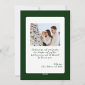 シンプルメリータイポグラフィ多重コラージュ シーズンカード (裏面)