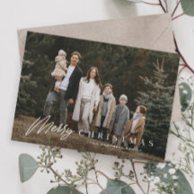 シンプルメリーScript 3 Photo Christmas