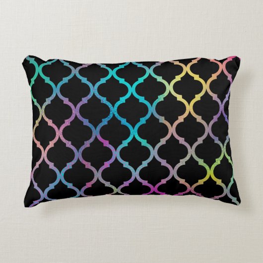 シンプルモエレガントカラフルロモダンッロッコパターン | アクセントクッション (正面)