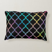 シンプルモエレガントカラフルロモダンッロッコパターン | アクセントクッション (裏面)