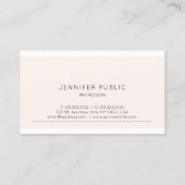 シンプルモダンかわいらしエレガント色トレンディーテンプレート 名刺 (裏面)