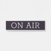 シンプルモダンなエアドアサイン サインプレート (正面)