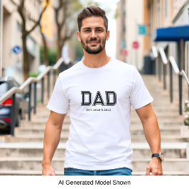 シンプルモダンなタイポグラフィーホワイト デザイン Tシャツ