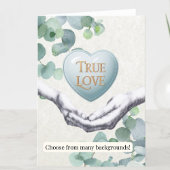 シンプルモダンなバレンタインカード 彼または彼女に カード