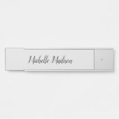 シンプルモダンな筆跡 サインプレート (正面)