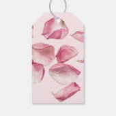 シンプルモダンな花と詩の感謝 ギフトタグ (裏面)