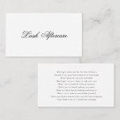 シンプルモダンアフターケアラエレガントッシュ 名刺 (正面/裏面)