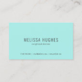 シンプルモダンアポイントメントカード 名刺 (裏面)