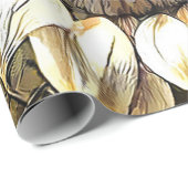 シンプルモダンアートサンサンヒマワールコレクション ラッピングペーパー (ロールコーナー)