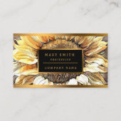 シンプルモダンアートサンサンヒマワールコレクション 名刺 (正面)