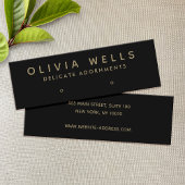 シンプルモダンイヤリングディスプレイミニビジネスB スキニー名刺