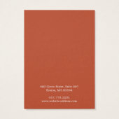 シンプルモダンイヤリング表示カード (裏面)