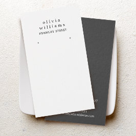 シンプルモダンイヤリング表示カード