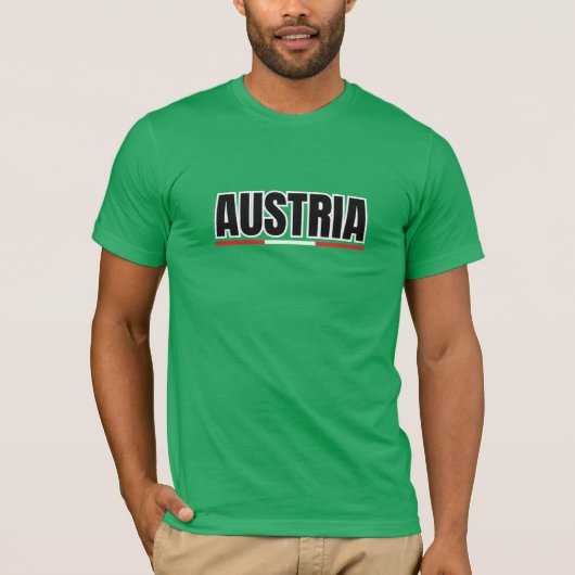 シンプルモダンウィーンAustria Art Letterお土産 Tシャツ (正面)