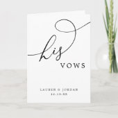 シンプルモダンエレガントな結婚式 カード (正面)