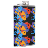 シンプルモダンエレガントカラフル魚 フラスク (右)
