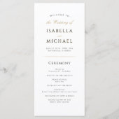 シンプルモダンエレガントク結婚シー プログラム (正面)