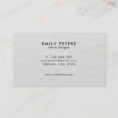 シンプルモダンエレガントグレイプロフェッショナル 名刺 (裏面)