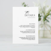 シンプルモダンエレガントシック・ミニマル エンクロージャーカード (スタンド正面)