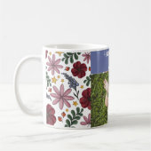 シンプルモダンエレガント母の日の写真名 コーヒーマグカップ (左)