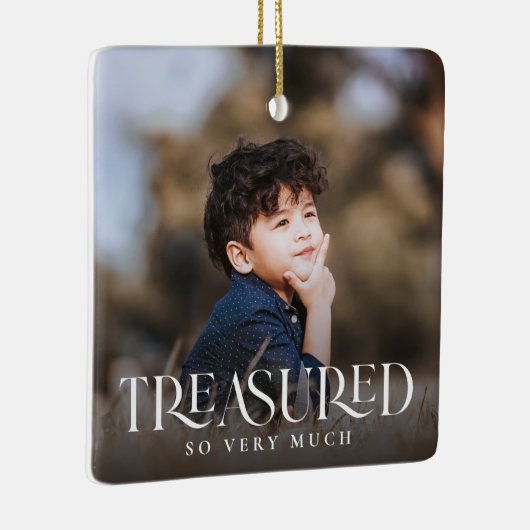 シンプルモダンエレガント2枚の写真 セラミックオーナメント (右)