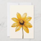 シンプルモダンエレガント60歳 招待状 (裏面)