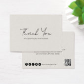 シンプルモダンエレガントNeutral Beige Order Insert (デスク)