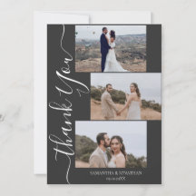 シンプルモダンエレガントScript 6結婚枚の写真