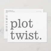 シンプルモダンカジュアル結婚延期期間 ポストカード (正面/裏面)