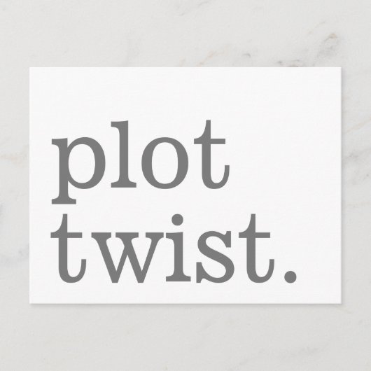 シンプルモダンカジュアル結婚延期期間 ポストカード (正面)