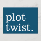 シンプルモダンカジュアル結婚延期期間 ポストカード (正面)