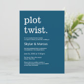 シンプルモダンカジュアル結婚延期期間 招待状 (スタンド正面)