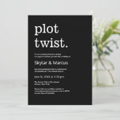 シンプルモダンカジュアル結婚延期期間 招待状 (スタンド正面)