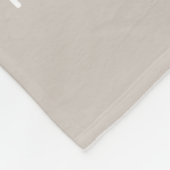 シンプルモダンカスタマイズ名Pet写真 フリースブランケット (角)