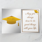 シンプルモダンカスタマイズ金ゴールド カード (内部)