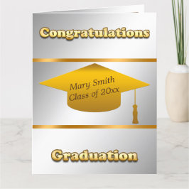 シンプルモダンカスタマイズ金ゴールド カード