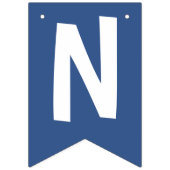 シンプルモダンカスタムおめでとう大学院学年 バンティングフラッグ (第3の旗)