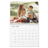 シンプルモダンカスタム写真2024 カレンダー (3月 2026)