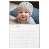 シンプルモダンカスタム写真- 13 カレンダー (2月 2026)