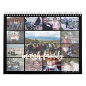 シンプルモダンカスタム写真- 13 カレンダー (カバー)