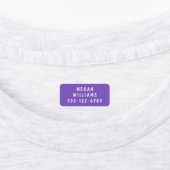 シンプルモダンカスタム名パーソナライズされた服 ラベル (貼付)