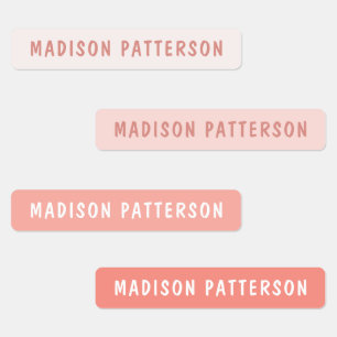 シンプルモダンカスタム名パーソナライズされた服 ラベル