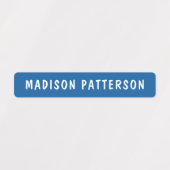 シンプルモダンカスタム名パーソナライズされた服 ラベル (デザイン1)