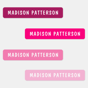 シンプルモダンカスタム名パーソナライズされた服 ラベル